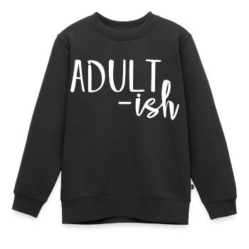 Erwachsen - Kinder Premium Organic Sweatshirt - Schwarz - Vorne - AI Model Kid Female (0cm)