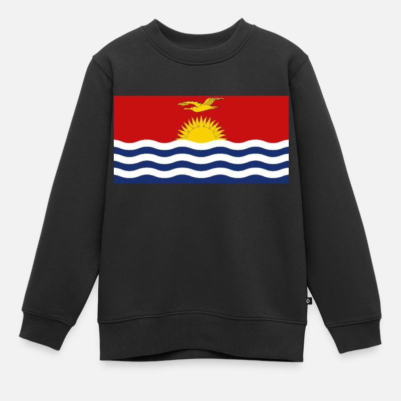Kiribati - Kinder Premium Organic Sweatshirt - Schwarz