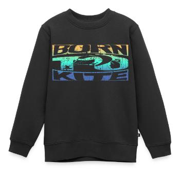 Born to Kite - Kinder Premium Organic Sweatshirt - Schwarz - Vorne - AI Model Kid Female (0cm)
