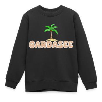 Lac de Garde Lac de Garde - Sweat Premium enfant bio - noir - Devant - AI Model Kid Female (0cm)