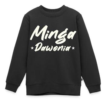 Minga Spruch wohne in münchen - Kinder Premium Organic Sweatshirt - Schwarz - Vorne - AI Model Kid Female (0cm)