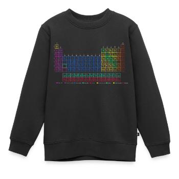 Periodensystem der chemischen Elemente. - Kinder Premium Organic Sweatshirt - Schwarz - Vorne - AI Model Kid Female (0cm)