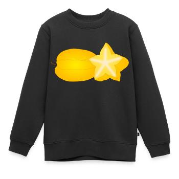 Sternfrucht - Kinder Premium Organic Sweatshirt - Schwarz - Vorne - AI Model Kid Female (0cm)