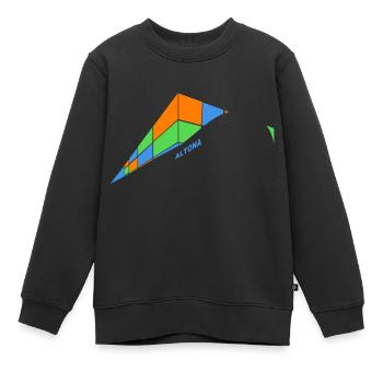 Containerschiff Altona - Kinder Premium Organic Sweatshirt - Schwarz - Vorne - AI Model Kid Female (0cm)