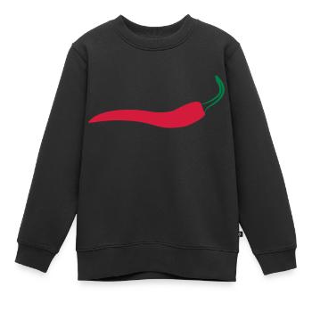 Tribal hot Chilli - Kinder Premium Organic Sweatshirt - Schwarz - Vorne - AI Model Kid Female (0cm)