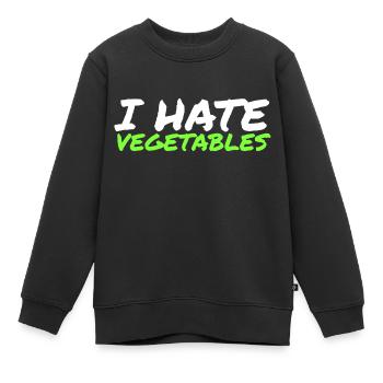 Carnivores - Sweat Premium enfant bio - noir - Devant - AI Model Kid Female (0cm)