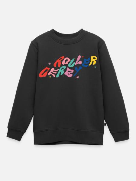 Roller Derby - Sweat Premium enfant bio - noir