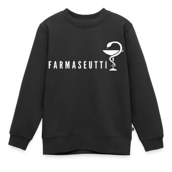 pharmacien - Sweat Premium enfant bio - noir - Devant - AI Model Kid Female (0cm)