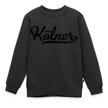 Kölner - Kinder Premium Organic Sweatshirt - Schwarz - Vorne - AI Model Kid Female (0cm)