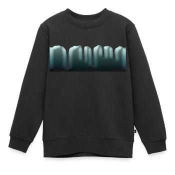 Goutte - Sweat Premium enfant bio - noir - Devant - AI Model Kid Female (0cm)