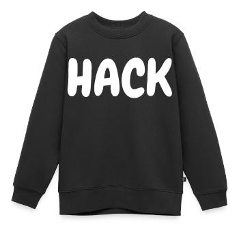 Hackfleisch Hack Karneval Kostüm Geschenk - Kinder Premium Organic Sweatshirt - Schwarz - Vorne - AI Model Kid Female (0cm)