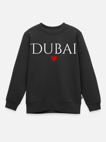 Dubaï - Sweat Premium enfant bio - noir