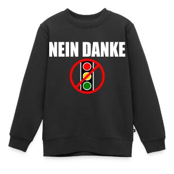 Ampel nein danke - Kinder Premium Organic Sweatshirt - Schwarz - Vorne - AI Model Kid Female (0cm)