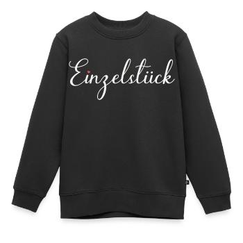 Einzelstück - Kinder Premium Organic Sweatshirt - Schwarz - Vorne - AI Model Kid Female (0cm)