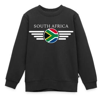 Afrique du Sud Style Design T-shirt - Sweat Premium enfant bio - noir - Devant - AI Model Kid Female (0cm)