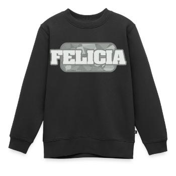 Gesundheit Felicia - Kinder Premium Organic Sweatshirt - Schwarz - Vorne - AI Model Kid Female (0cm)
