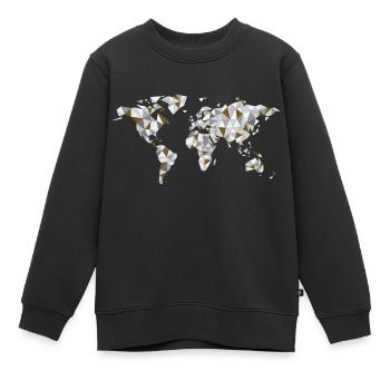 Die Welt - Kinder Premium Organic Sweatshirt - Schwarz - Vorne - AI Model Kid Female (0cm)
