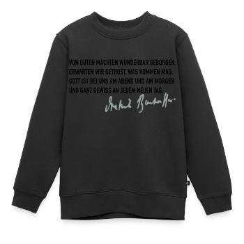 Von guten Mächten - Kinder Premium Organic Sweatshirt - Schwarz - Vorne - AI Model Kid Female (0cm)