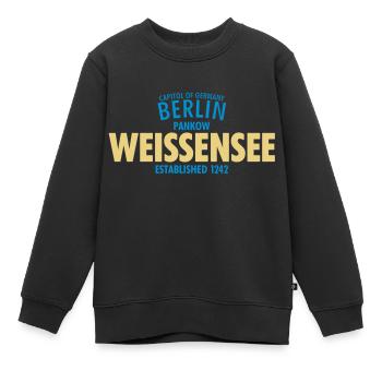 Capitol de l'Allemagne Berlin - Weissensee - Sweat Premium enfant bio - noir - Devant - AI Model Kid Female (0cm)