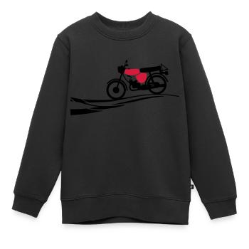 Fahrzeug - Simson S51 - Kinder Premium Organic Sweatshirt - Schwarz - Vorne - AI Model Kid Female (0cm)