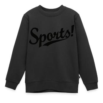 Sport - Sweat Premium enfant bio - noir - Devant - AI Model Kid Female (0cm)