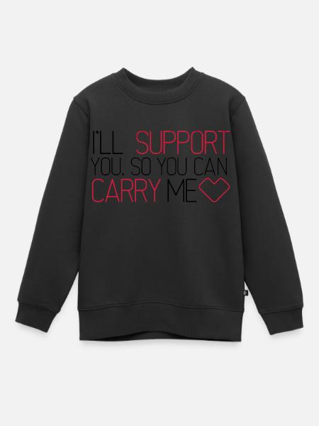 Support & Carry (League of Legends) - Sweat Premium enfant bio - noir