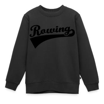 Rudern - Kinder Premium Organic Sweatshirt - Schwarz - Vorne - AI Model Kid Female (0cm)