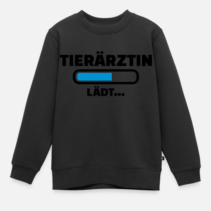 Tierärztin - Kinder Premium Organic Sweatshirt - Schwarz