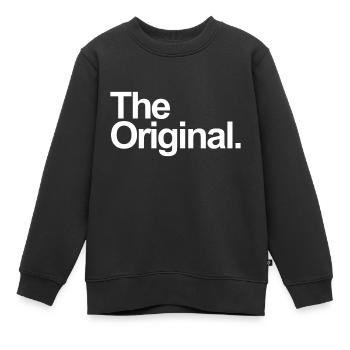 Das Original - Kinder Premium Organic Sweatshirt - Schwarz - Vorne - AI Model Kid Female (0cm)
