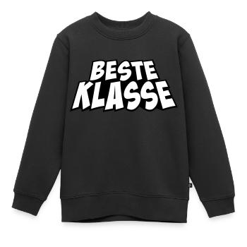 Sort cool Meilleure classe scolaire Bac Cadeau - Sweat Premium enfant bio - noir - Devant - AI Model Kid Female (0cm)