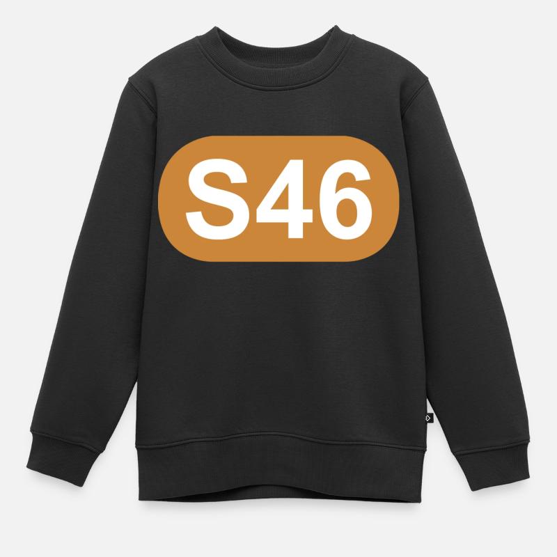 S-Bahn Berlin S46 - Kinder Premium Organic Sweatshirt - Schwarz