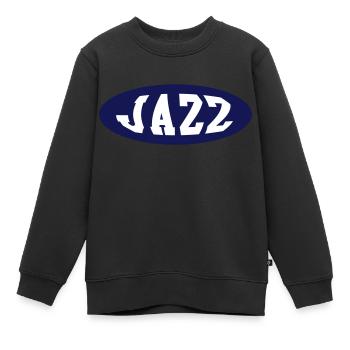 Jazz - Sweat Premium enfant bio - noir - Devant - AI Model Kid Female (0cm)