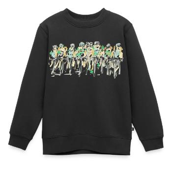 Radfahrer Peloton - Kinder Premium Organic Sweatshirt - Schwarz - Vorne - AI Model Kid Female (0cm)