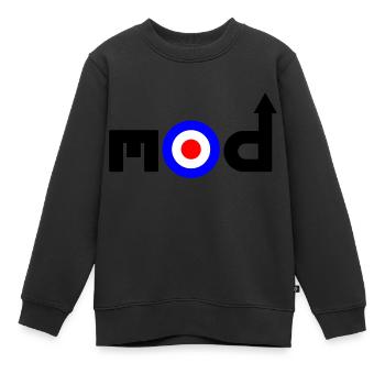 MOD - Kinder Premium Organic Sweatshirt - Schwarz - Vorne - AI Model Kid Female (0cm)