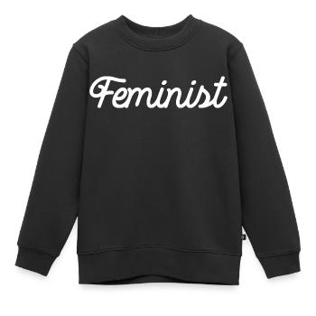 ansage girl women geburtstagsgeschenk spaß smylie - Kinder Premium Organic Sweatshirt - Schwarz - Vorne - AI Model Kid Female (0cm)