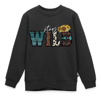 Musique country Rural Landei Country Musicien Maman - Sweat Premium enfant bio - noir - Devant - AI Model Kid Female (0cm)