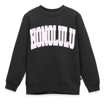 HONOLULU College - Kinder Premium Organic Sweatshirt - Schwarz - Vorne - AI Model Kid Female (0cm)