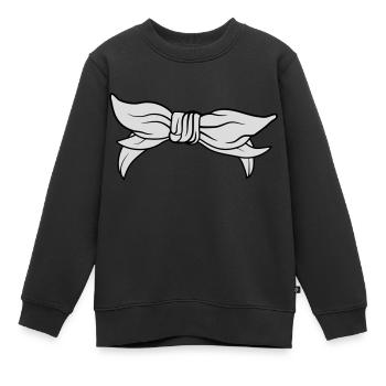 Bandana Kopftuch weibliche Kopfbedeckung - Kinder Premium Organic Sweatshirt - Schwarz - Vorne - AI Model Kid Female (0cm)