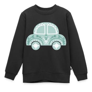 Merry Christmas Auto Pilot T-Shirt - Kinder Premium Organic Sweatshirt - Schwarz - Vorne - AI Model Kid Female (0cm)