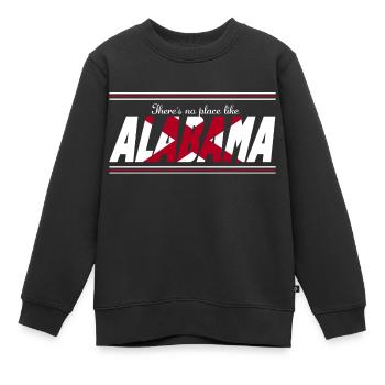 Es gibt keinen Ort wie Alabama - Kinder Premium Organic Sweatshirt - Schwarz - Vorne - AI Model Kid Female (0cm)