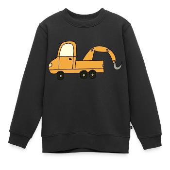Dépanneuse - Sweat Premium enfant bio - noir - Devant - AI Model Kid Female (0cm)