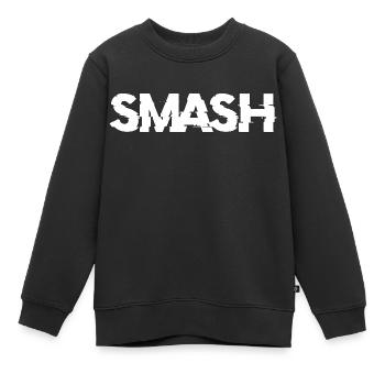 Smash Youth Word Youth Youth Gift - Sweat Premium enfant bio - noir - Devant - AI Model Kid Female (0cm)