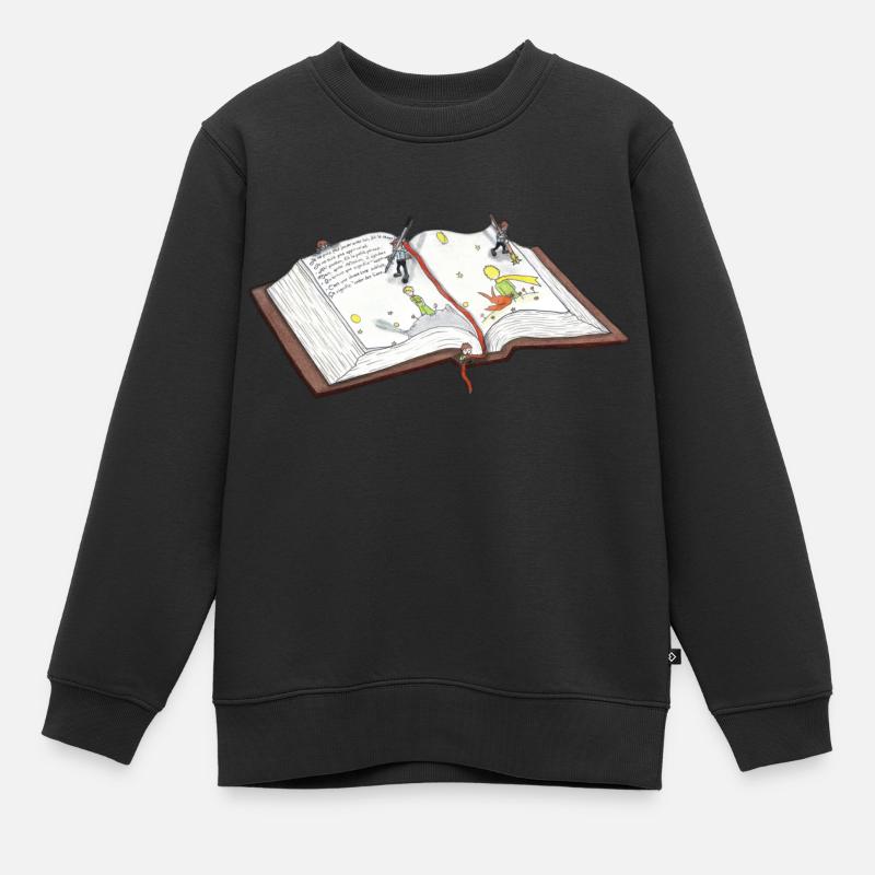 Ich bin nicht zahm, sagt der Fuchs - Kinder Premium Organic Sweatshirt - Schwarz