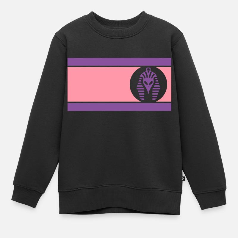 Drapeau de la planète extraterrestre - Sweat Premium enfant bio - noir