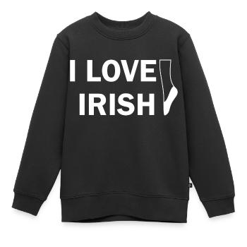 Danse Musique de danse - Sweat Premium enfant bio - noir - Devant - AI Model Kid Female (0cm)