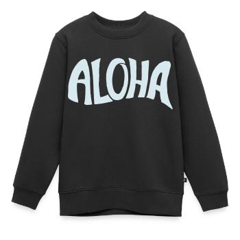 Aloha - Kinder Premium Organic Sweatshirt - Schwarz - Vorne - AI Model Kid Female (0cm)