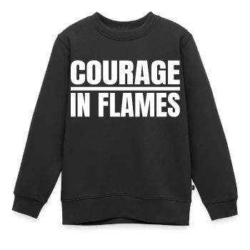 cadeau cadeau d’anniversaire idée de cadeau dictons idée cadeau - Sweat Premium enfant bio - noir - Devant - AI Model Kid Female (0cm)
