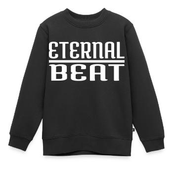 Art intemporel Trouver le rythme Rythme créatif - Sweat Premium enfant bio - noir - Devant - AI Model Kid Female (0cm)