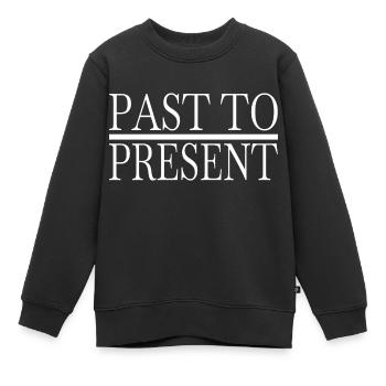 gift awesome precious memories - Kids Premium Organic Sweatshirt - black - Front - AI Model Kid Female (0cm)