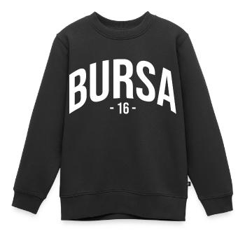 Bursa 16 Türkei Turkiye TR Geschenk Urlaub - Kinder Premium Organic Sweatshirt - Schwarz - Vorne - AI Model Kid Female (0cm)